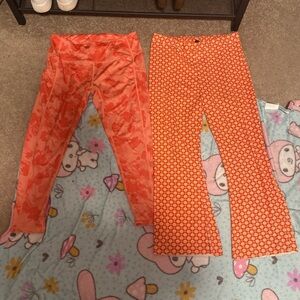 Orange Leggings Set
